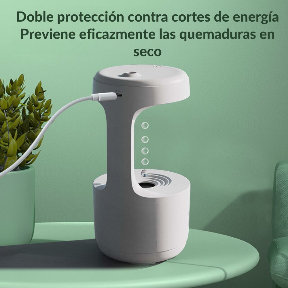 Miniatura 5 de HUMIDIFICADOR ANTIGRAVEDAD CON RELOJ